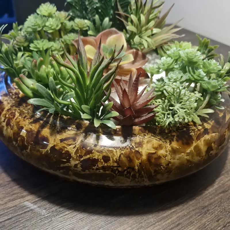 foto de Ikebana Vaso Decorativo Sala Cachepot Planta Ceramica Cores