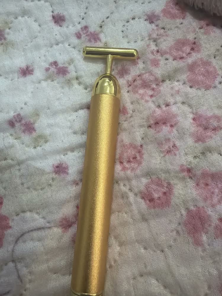 foto de Massageador Facial Anti Rugas Vibrata Gold Harmonização
