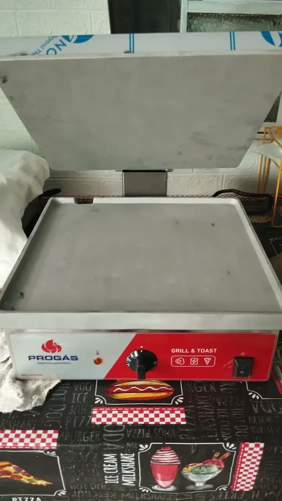 foto de Grill Elétrico Progás PRA-45E Chapa Alumínio Potência 2.5kW