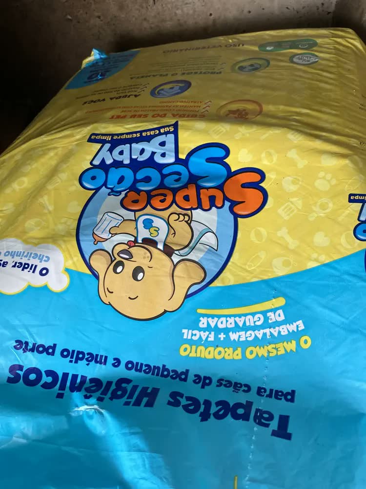 foto de Tapete Higiênico Cães Super Secão Baby Petix C/30 Unidades