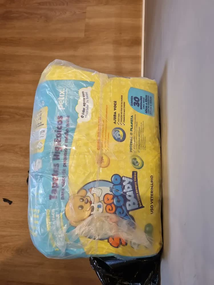foto de Tapete Higiênico Cães Super Secão Baby Petix C/30 Unidades
