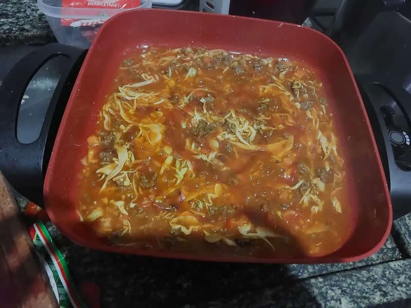 foto de Panela Elétrica PE-49-RC MultiCook 1200W de Potência Red Ceramic Mondial