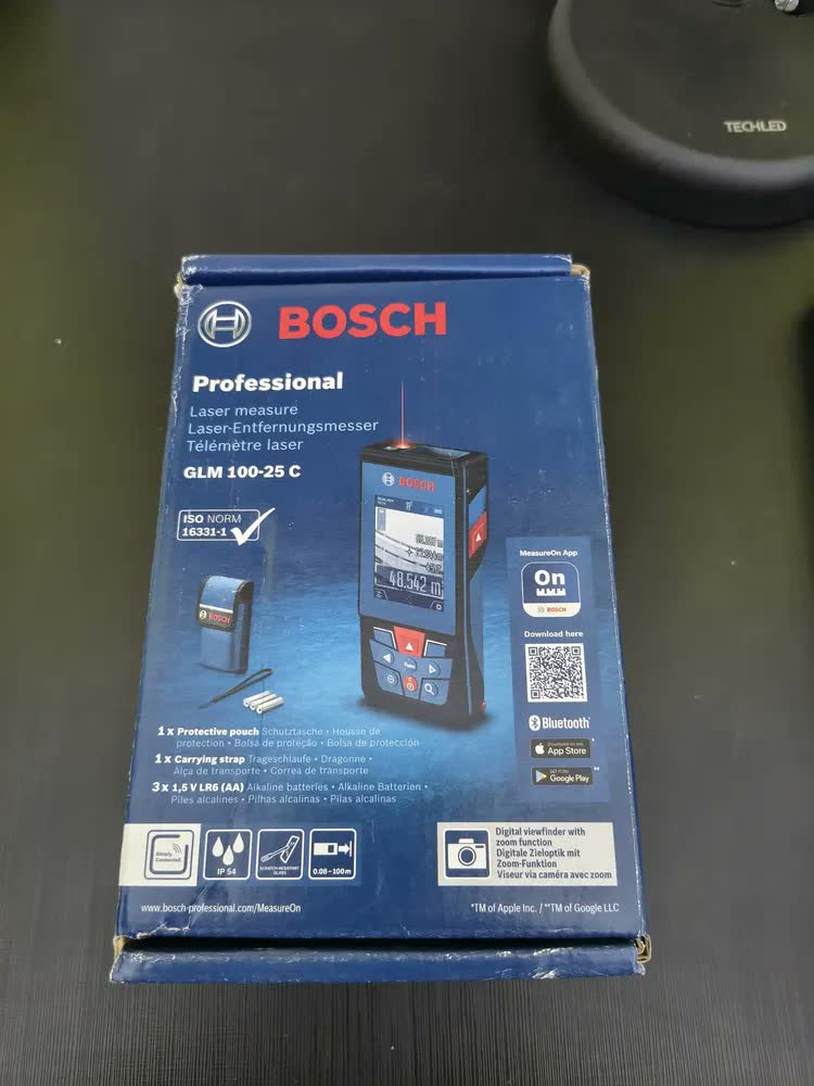 foto de Trena A Laser Medidor Distância 100 Metros Glm 100-25c Bosch
