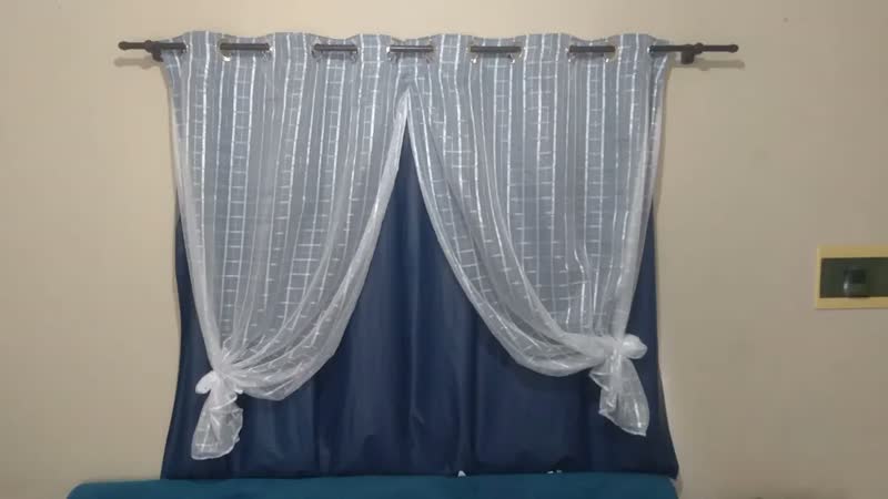 foto de Cortina Para Sala Blecaute 2,00x1,30 Blackout Para Quarto