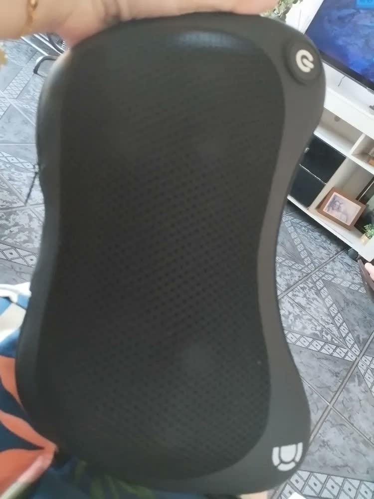 foto de Almofada Massageadora Shiatsu Dellamed 25W Bivolt Pescoço e Lombar