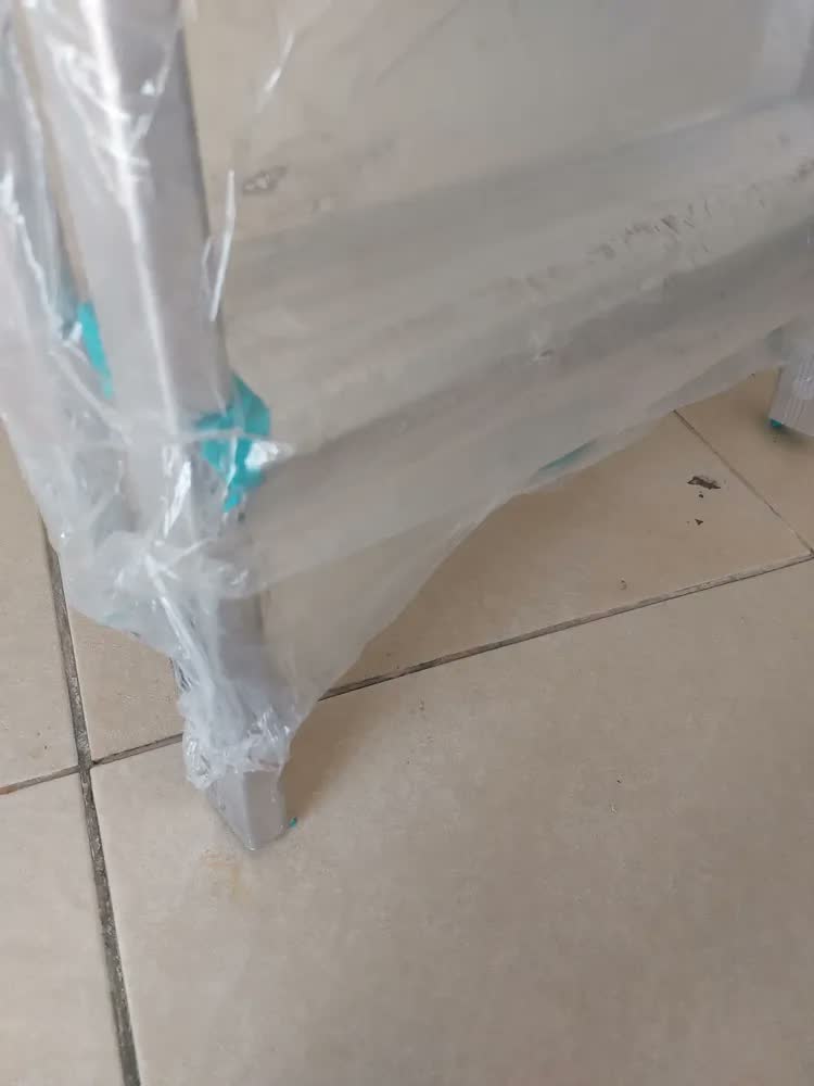 foto de Escada Alumínio 7 Degraus Gibafer Cor Cinza 120kg