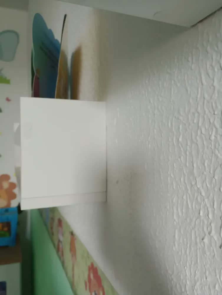 foto de Kit 2 Prateleira Suspenso 60cm Branco Madeira Para Livro Revista Parede Tio Do Mdf