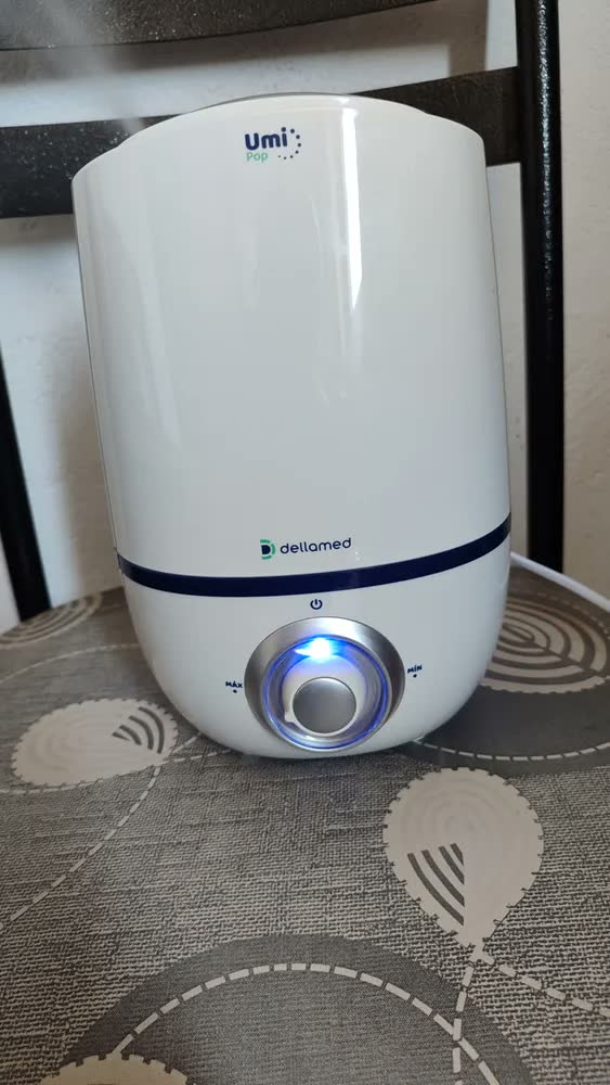 foto de Umidificador De Ar Ultrassônico Umi Pop Health 2,3l Dellamed Cor Branco