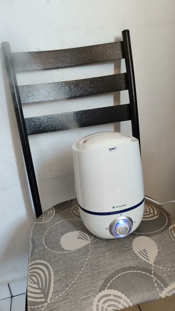 foto de Umidificador De Ar Ultrassônico Umi Pop Health 2,3l Dellamed Cor Branco