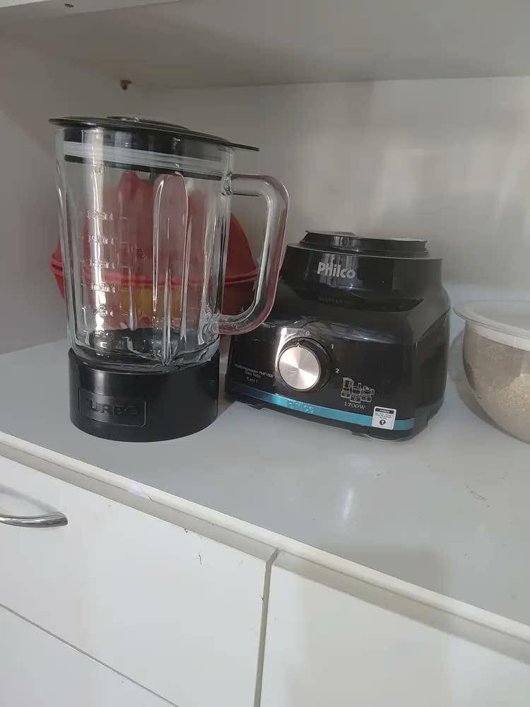 foto de Multiprocessador Philco Pmp1600p Copo De Vidro 1700w 127v Cor Preto