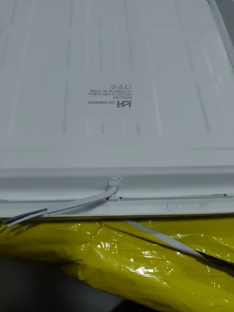 foto de Painel Plafon Led 24w 25w Quadrado Sobrepor Branco Frio