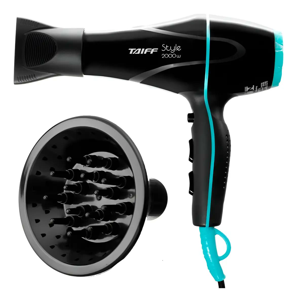 Secador Com Difusor De Cachos Taiff Style Profissional 2000w