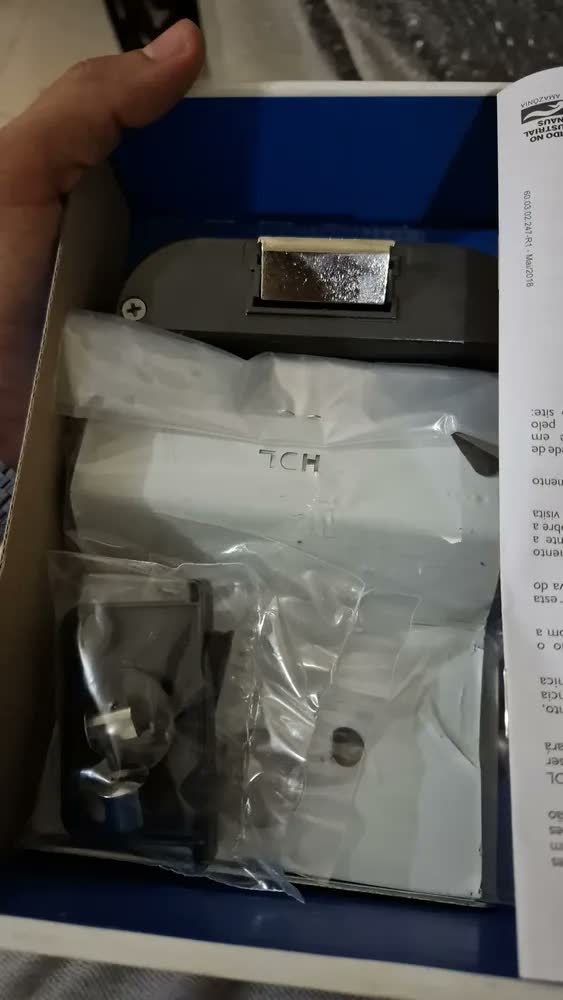 foto de Fechadura P/ Porta De Vidro Hdl Pv90 1r Reversível 12V