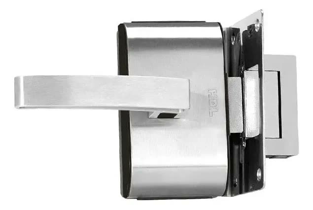 foto de Fechadura P/ Porta De Vidro Hdl Pv90 1r Reversível 12V