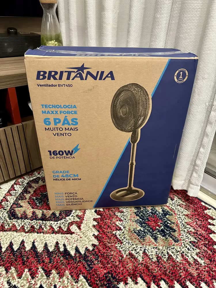 foto de Ventilador De Coluna Britânia Bvt450 Maxx Force 160w
