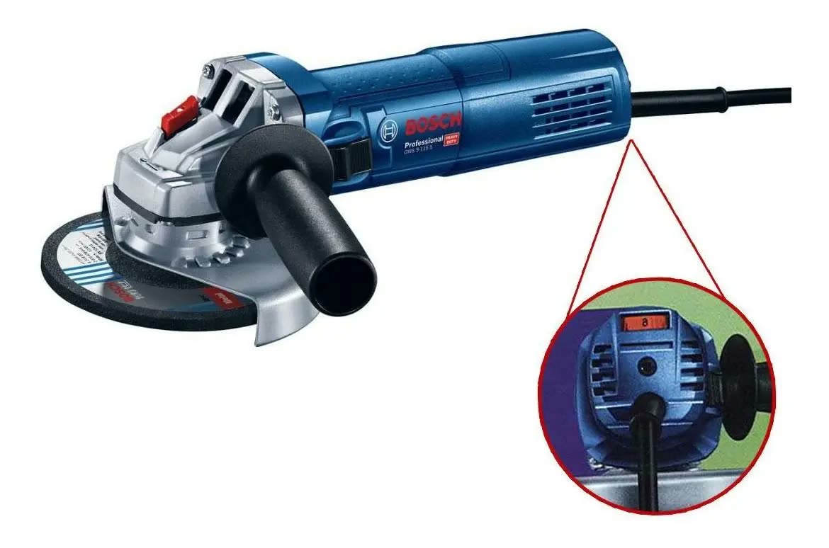 Esmerilhadeira 5 Pol 900w Bosch Gws Controle Velocidade