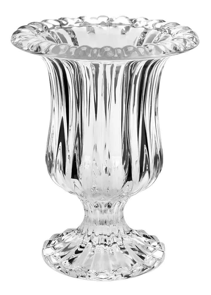 foto de Lyor Renaissance Vaso com pé de vidro 14 cm Transparente