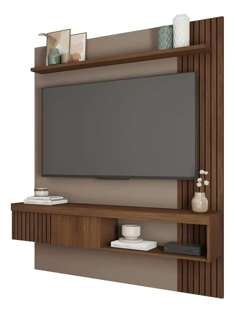 Painel Para Tv Até 55 Polegadas Jade 1 Porta Ripado