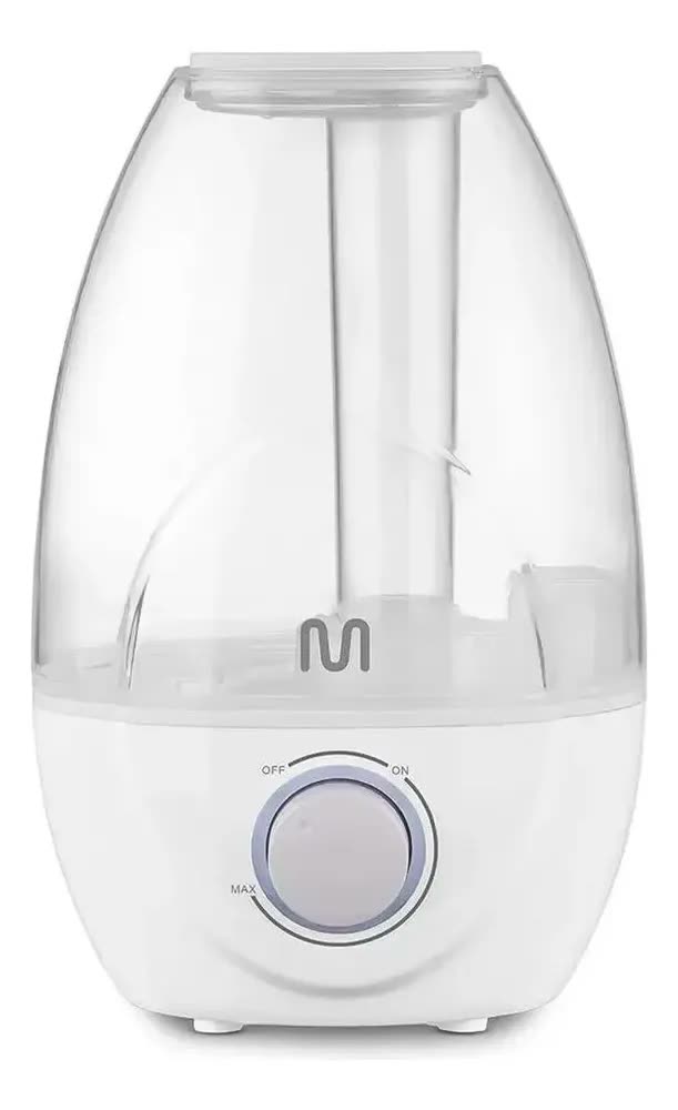 Umidificador De Ar Clear Tank 2,1L Bivolt Com Aromaterapia Saída Dupla Névoa Silenciosa Cobertura de Até 35m² - HC210