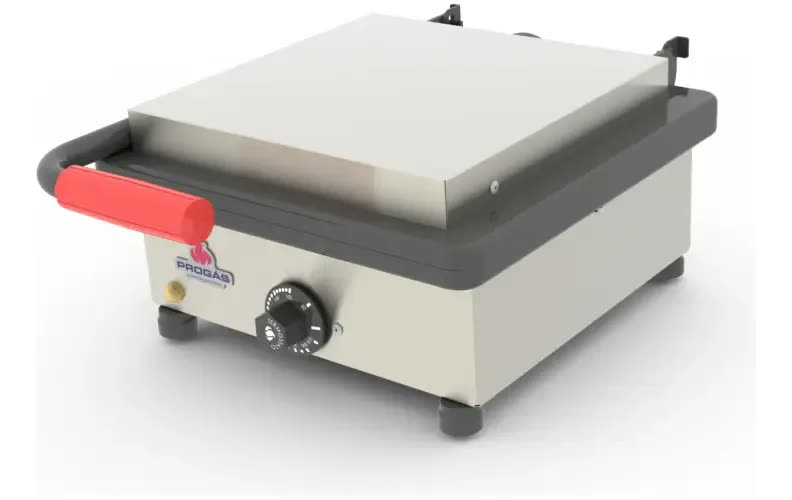 Prensa Grill Elétrica Progás Pr-350e Inox Profissional Cinza 220v