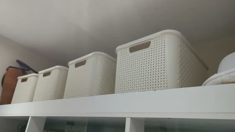 foto de Caixa Organizadora Rattan Branca 15 Litros Arqplast