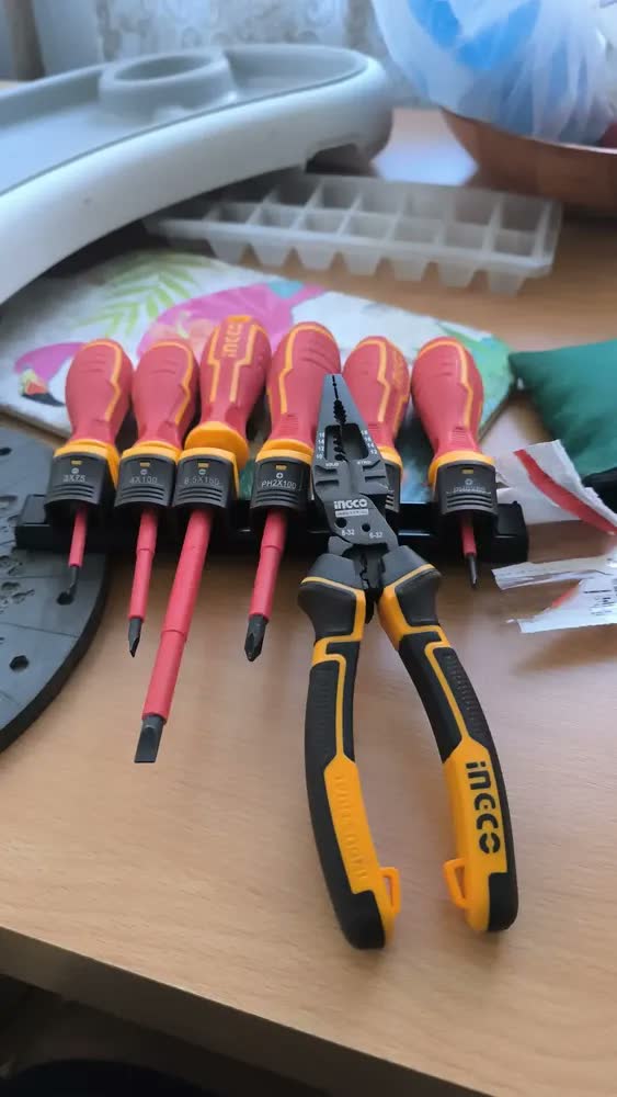 foto de Jogo De Chaves Fenda/philips Isolada Com 6 Peças-ingco