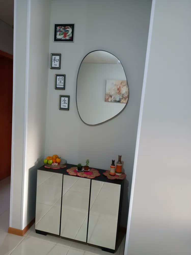 foto de Espelho Decorativo Orgânico 80x60 Moderno