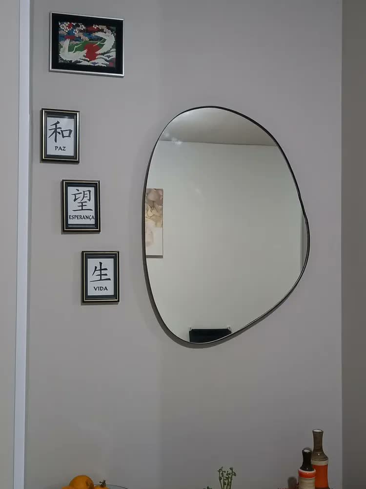 foto de Espelho Decorativo Orgânico 80x60 Moderno