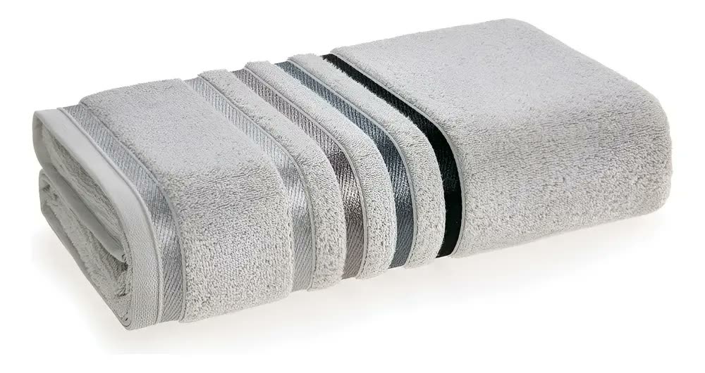Toalha De Banho Gigante Lumina Karsten 150x86cm Cor Mineral