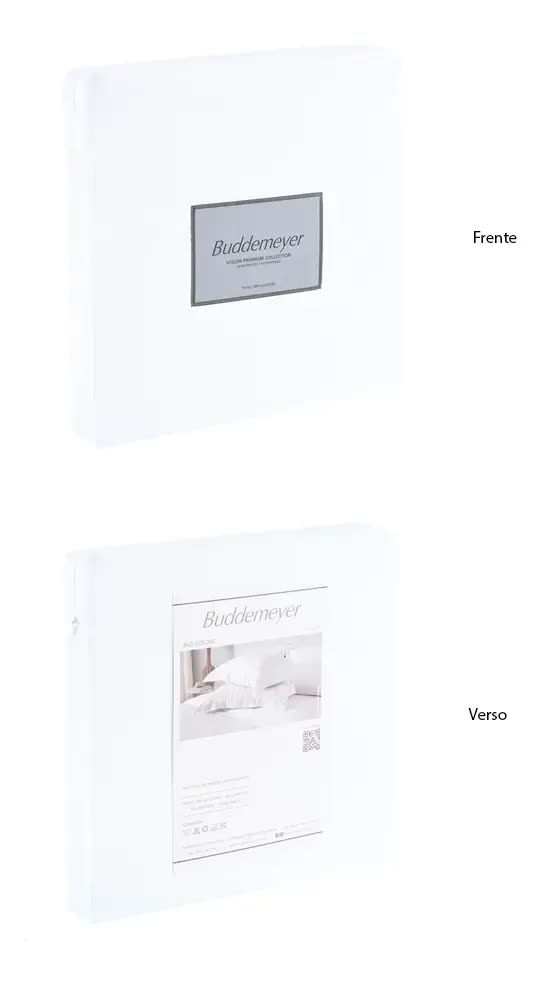 foto de Jogo De Cama Queen Buddemeyer Vision New Colors Branco 4p