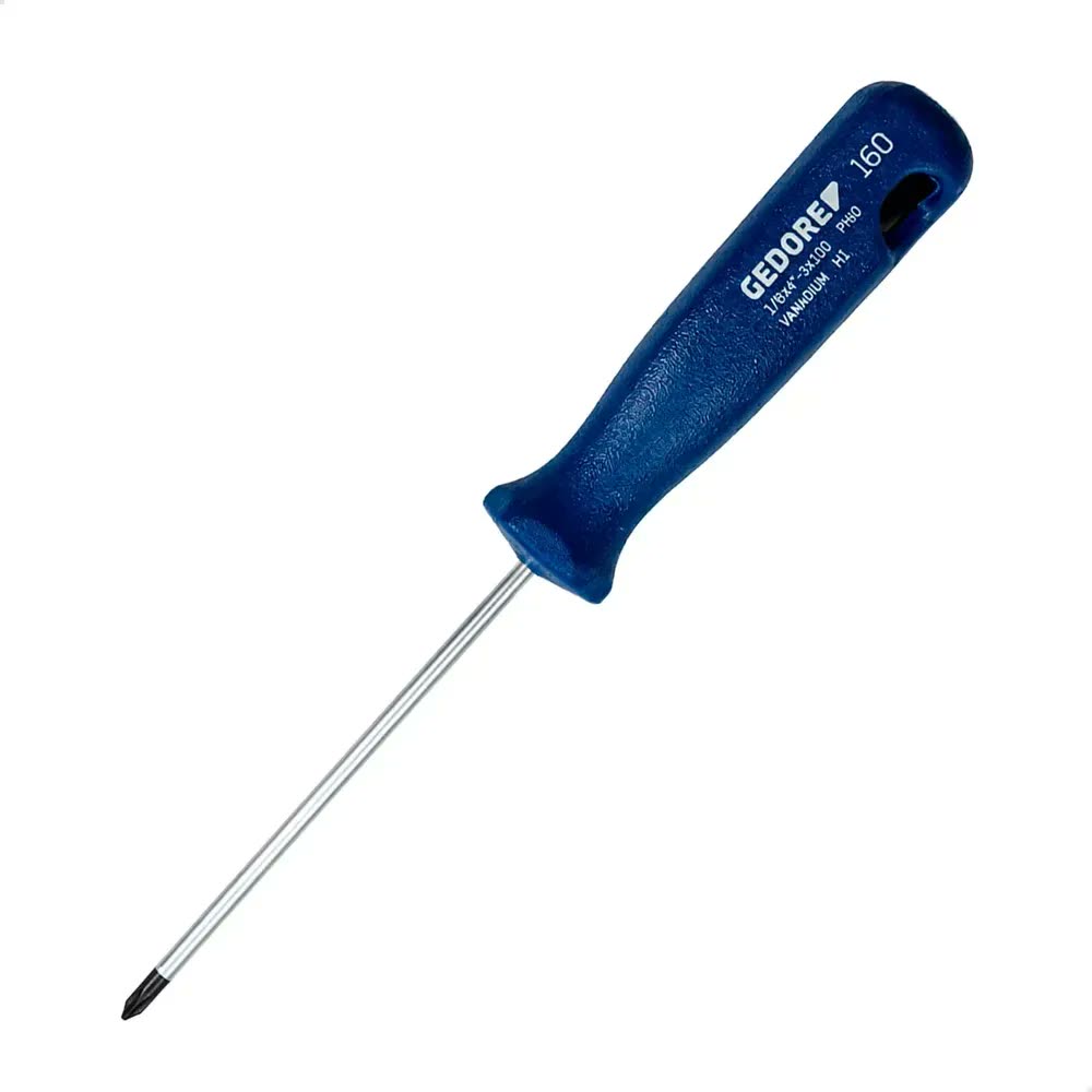 foto de Chave De Fenda Ponta Cruzada Philips Ph0 1/8x4 Pol 3x100mm