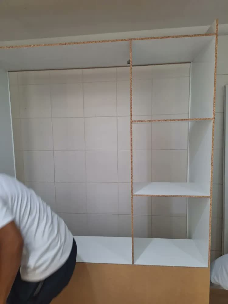 foto de Guarda Roupa Casal Mônaco Madesa 3 Portas Correr De Espelho Cor Rustic