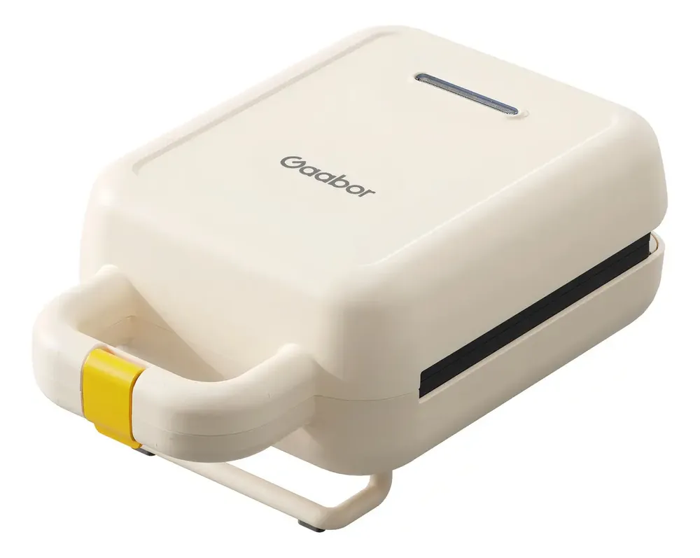 foto de Mini Sanduicheira Elétrica Grill Gaabor Antiaderente 600w Cor Branco
