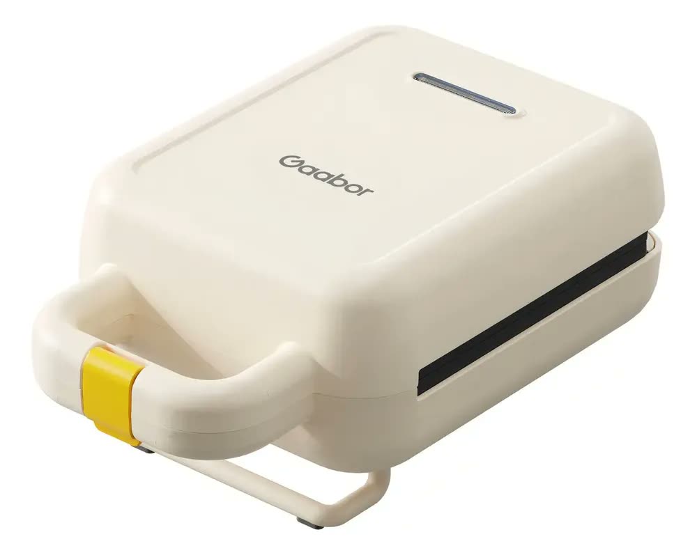 Mini Sanduicheira Elétrica Grill Gaabor Antiaderente 600w Cor Branco