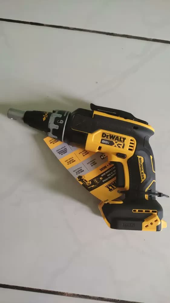 foto de Parafusadeira Drywall Brushless Dewalt Modelo Dcf630b Sem Bateria E Sem Carregador