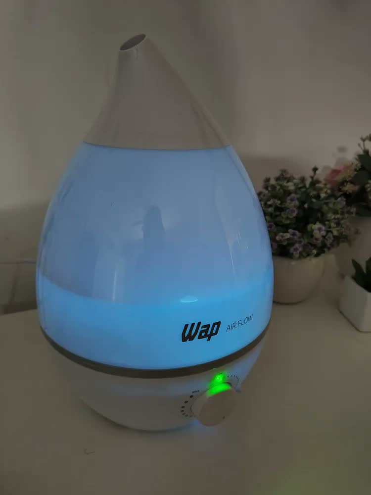 foto de Umidificador Com Luminária e Difusor de Aromas Air Flow Branco e Cinza WAP 127V/220V