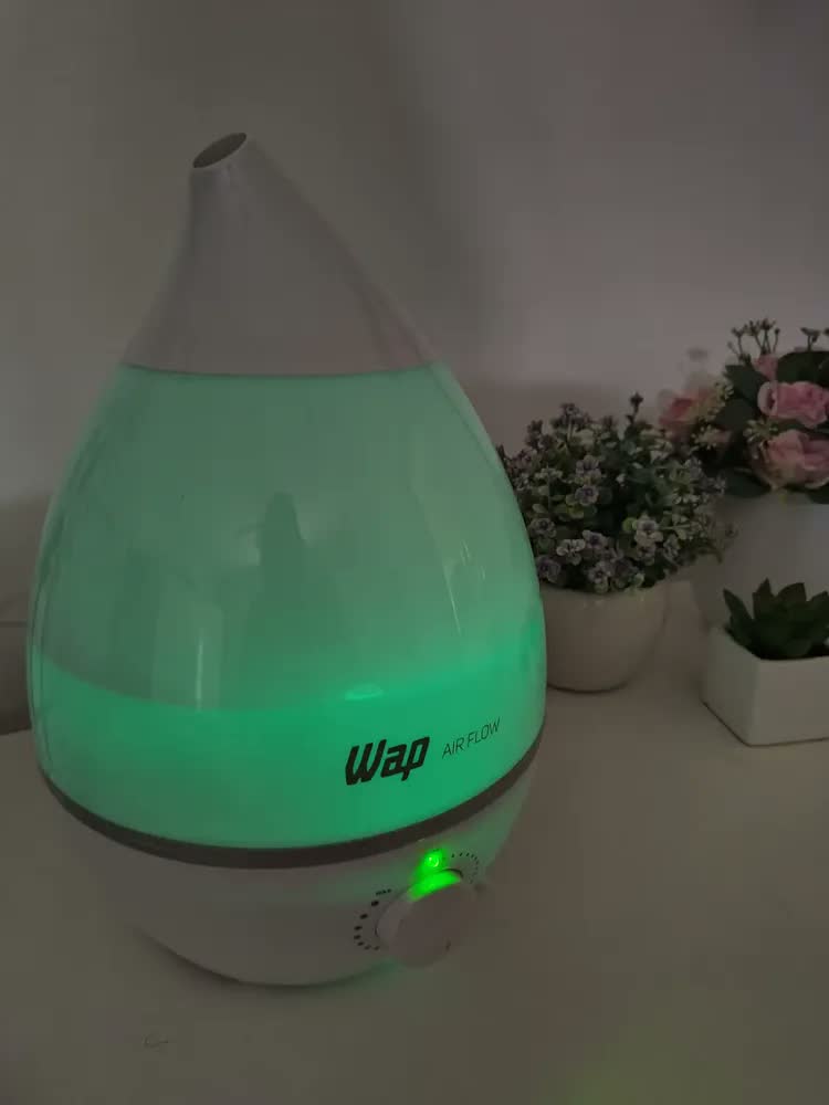 foto de Umidificador Com Luminária e Difusor de Aromas Air Flow Branco e Cinza WAP 127V/220V