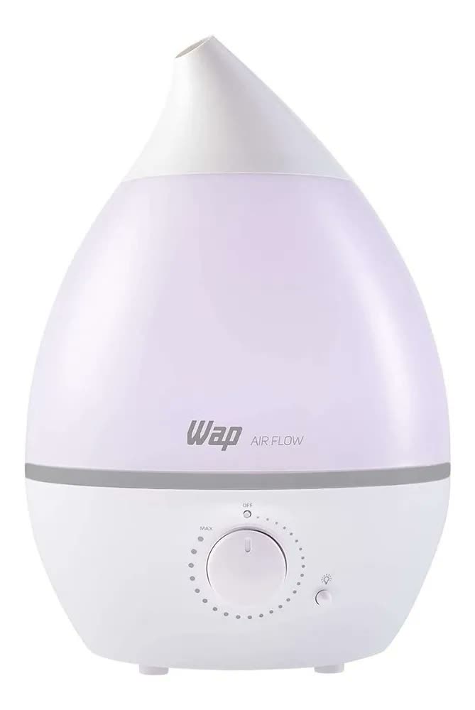 Umidificador Com Luminária e Difusor de Aromas Air Flow Branco e Cinza WAP 127V/220V