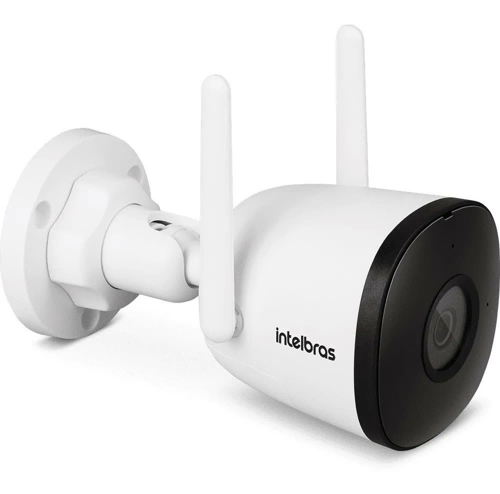 Câmera Inteligente Intelbras iM5SC con Wi-Fi Full HD color Branca