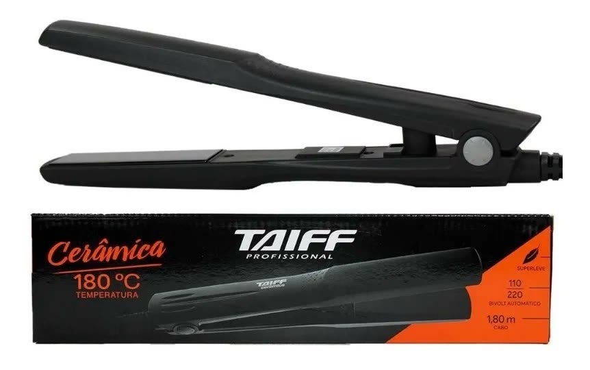 foto de Prancha Cerâmica Taiff Profissional 180° Preto