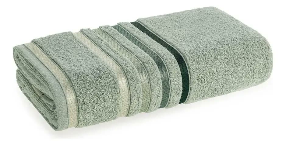 Toalha De Banho Karsten Fio Penteado Lumina Matcha Cor U