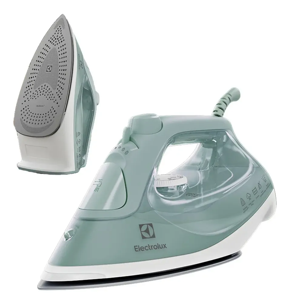 Ferro de Passar Seco e Vapor Electrolux Base Cerâmica Glissium Vapor Vertical Extra Alta Capacidade 1500W Cabo 1.80m ESI51