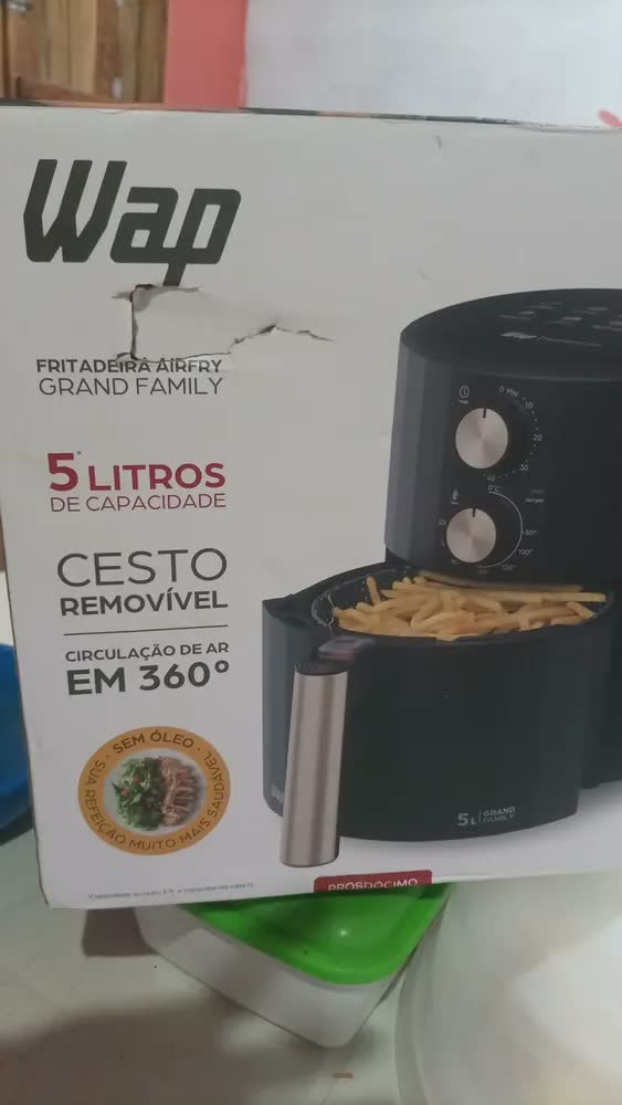 foto de Air Fryer Wap Grand Family 5L 1500W GreyStone 220V