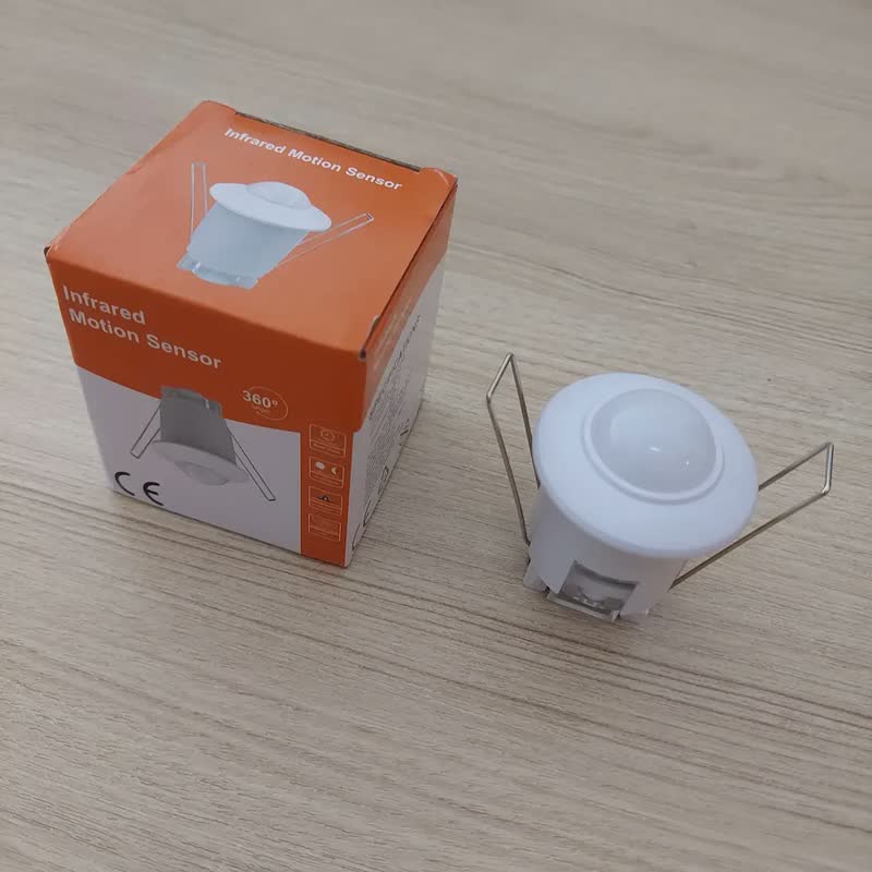 foto de Interruptor Sensor De Presença Iluminação Teto Embutido 360