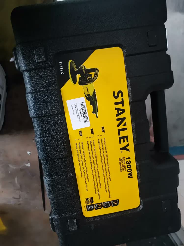 foto de Politriz Profissional Stanley 1300W 3000RPM 189mm SP137K-B2