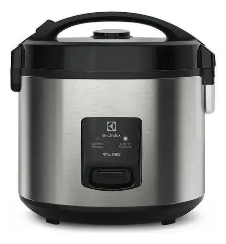Panela de Arroz Elétrica Electrolux por Rita Lobo 3,5L Inox Efficient 2 em 1 ERC20