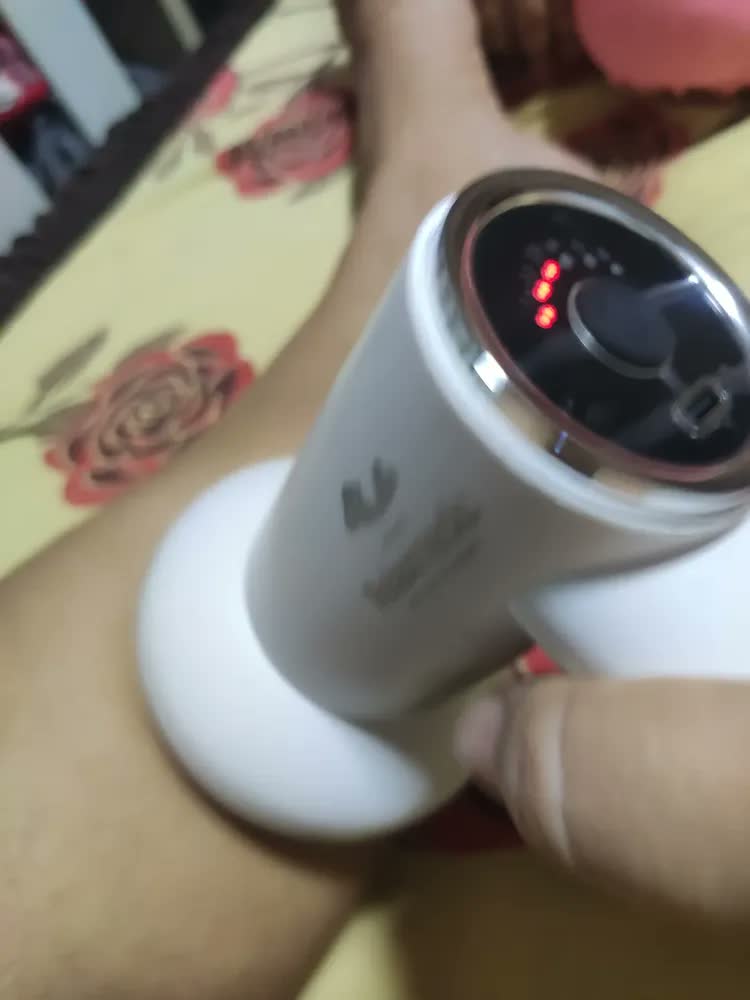 foto de Massageador Elétrico Portátil Orbit Touch Sem Fio Relaxmedic Cor Branco