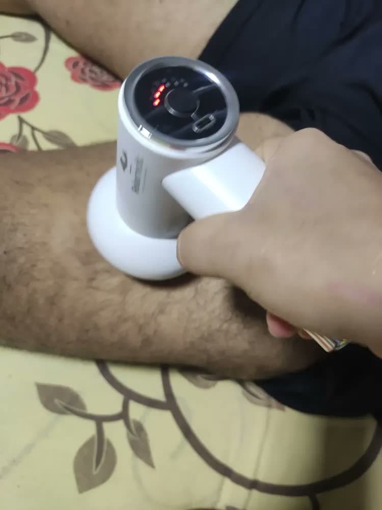 foto de Massageador Elétrico Portátil Orbit Touch Sem Fio Relaxmedic Cor Branco