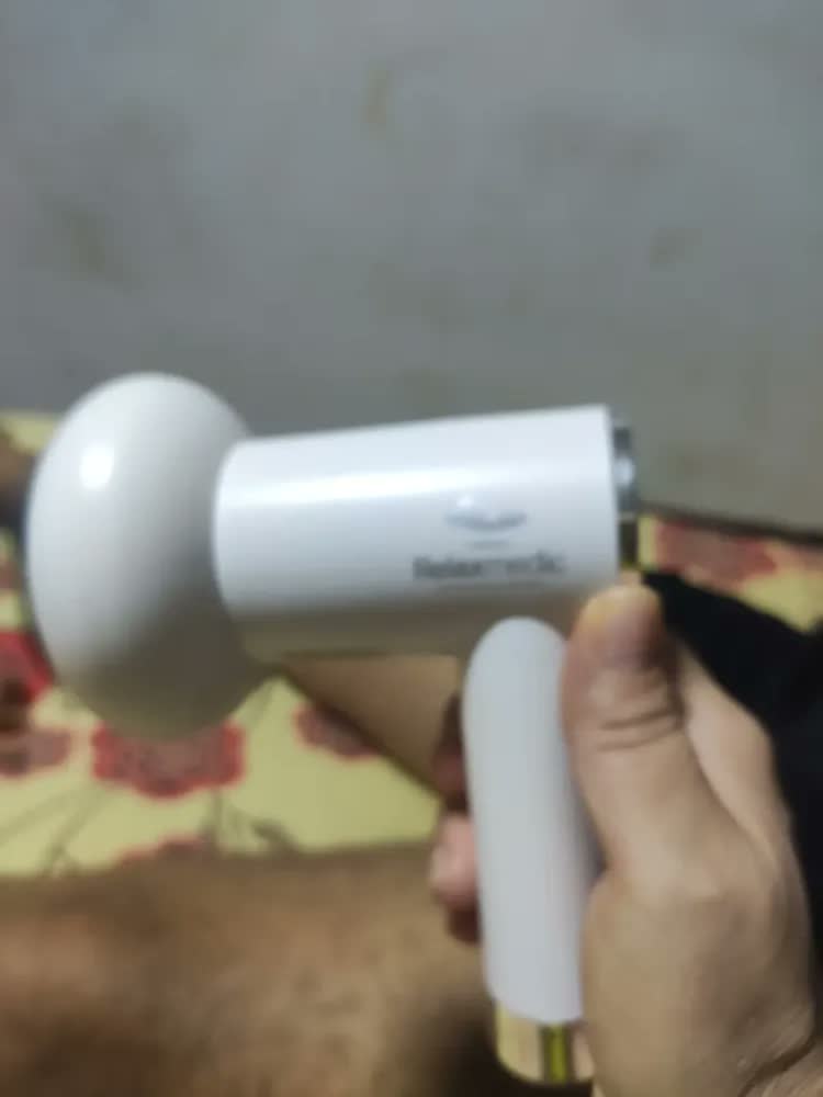 foto de Massageador Elétrico Portátil Orbit Touch Sem Fio Relaxmedic Cor Branco