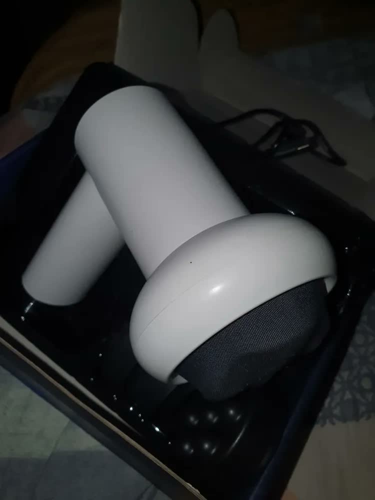 foto de Massageador Elétrico Portátil Orbit Touch Sem Fio Relaxmedic Cor Branco